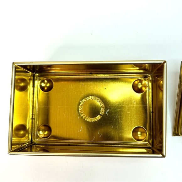 Lidded Tin Made in Western Germany Small  Trinket Box - Picture 9 of 13